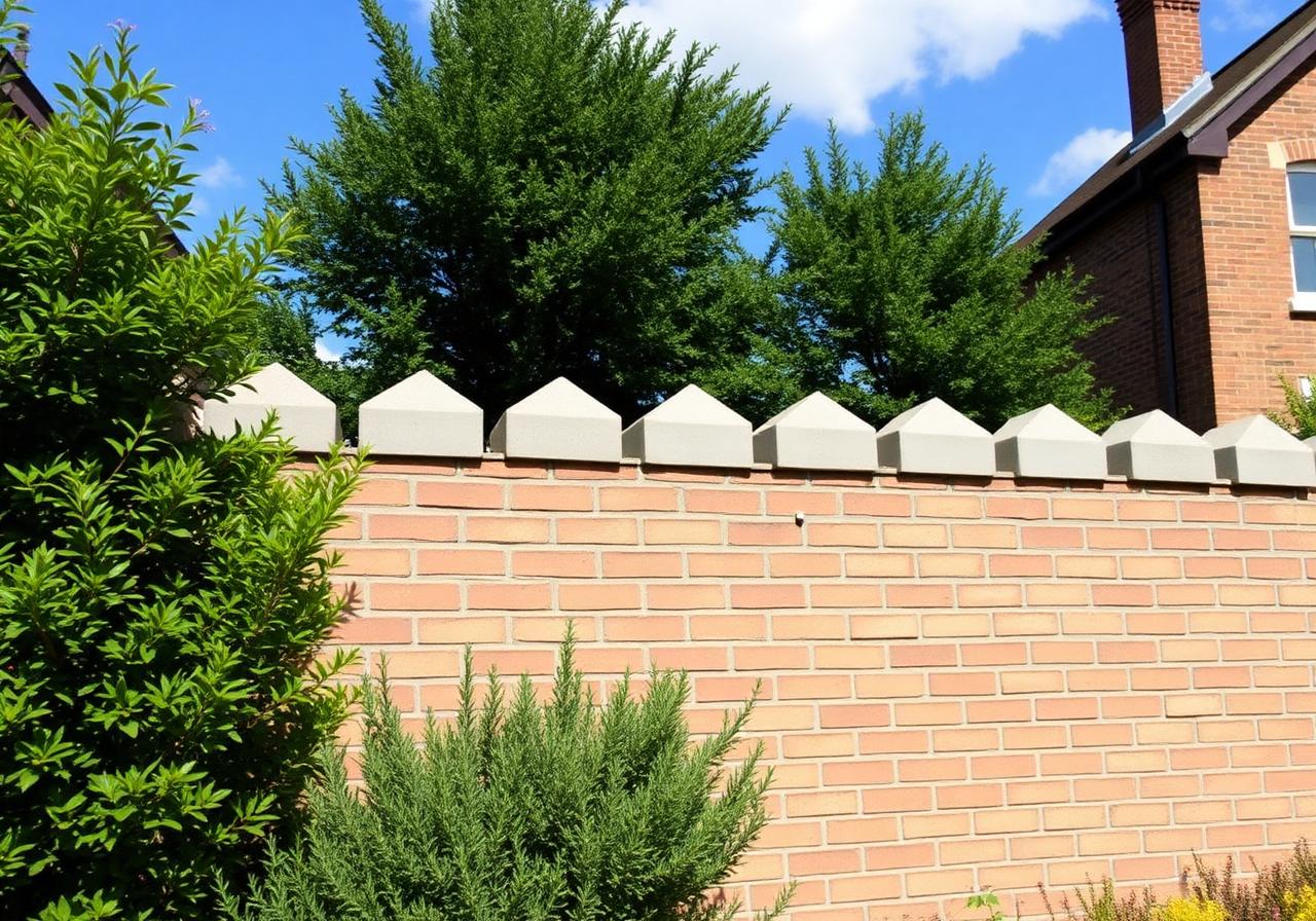 London Stock Brick Garden Wall